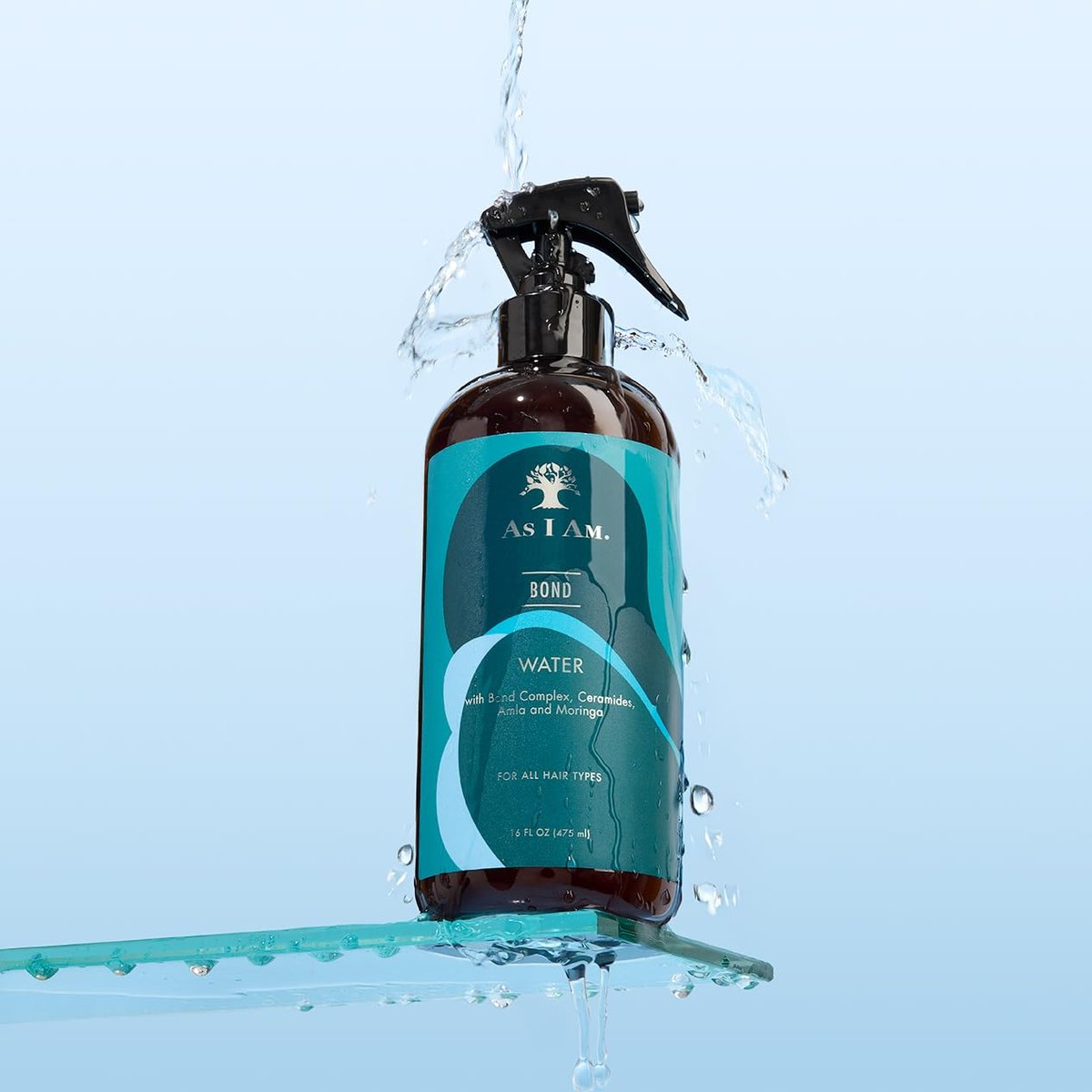 As I Am Bond Water - 16 oz - Hair Repair Treatment with Moringa, Amla & Ceramides for Damaged Hair - görsel 12