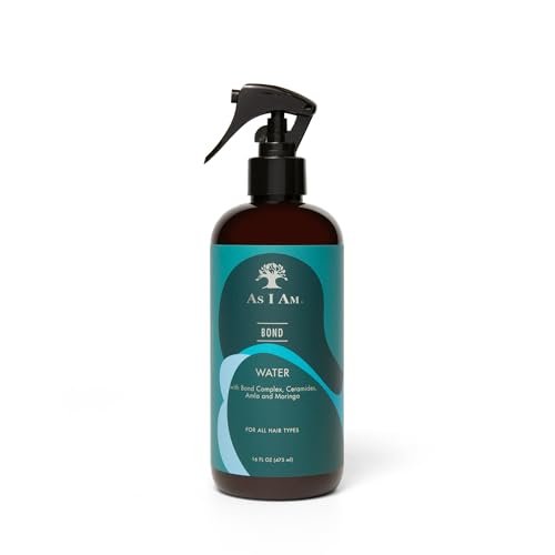 As I Am Bond Water - 16 oz - Hair Repair Treatment with Moringa, Amla & Ceramides for Damaged Hair - görsel 2
