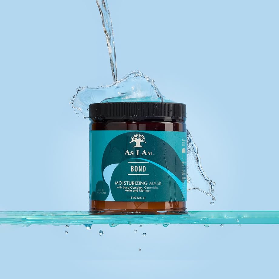 As I Am Bond Repair Hair Mask - 8 oz - Repair Treatment for Damaged Hair with Moringa, Amla & Ceramides - görsel 12