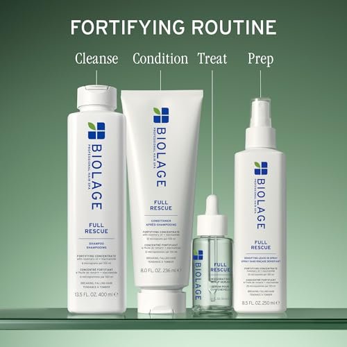 Biolage Full Rescue Densifying Leave-In Spray - Instantly Fuller-Looking Hair, Controls Flyaways, Detangles for Easy Styling, Rosemary Oil & Niacinamide, Vegan & Cruelty-Free, 8.5 Fl Oz Avelisse