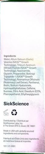 SickScience PowerCycle Exosome Hair Growth Serum – Clinically Advanced Scalp Treatment for Thinning Hair, Hair Loss Prevention & Regrowth, Lightweight Formula for Women & Men, Without Minoxidil, 60mL Avelisse