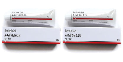 2 Pack Retinol Gel 0.1% with Vitamin A – Lightweight Night Serum for Smoother, Even-Looking Skin (20g Each)