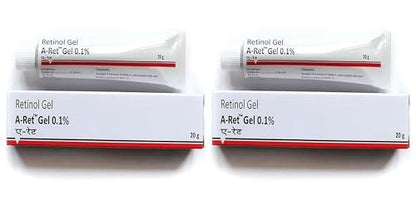 2 Pack Retinol Gel 0.1% with Vitamin A – Lightweight Night Serum for Smoother, Even-Looking Skin (20g Each)