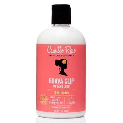 Camille Rose Guava Slip Detangling Conditioner, 12 fl oz - Nourishing, Detangling & Reviving for All Hair Textures