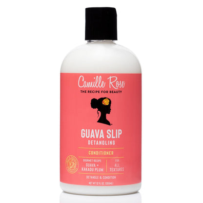 Camille Rose Guava Slip Detangling Conditioner, 12 fl oz - Nourishing, Detangling & Reviving for All Hair Textures
