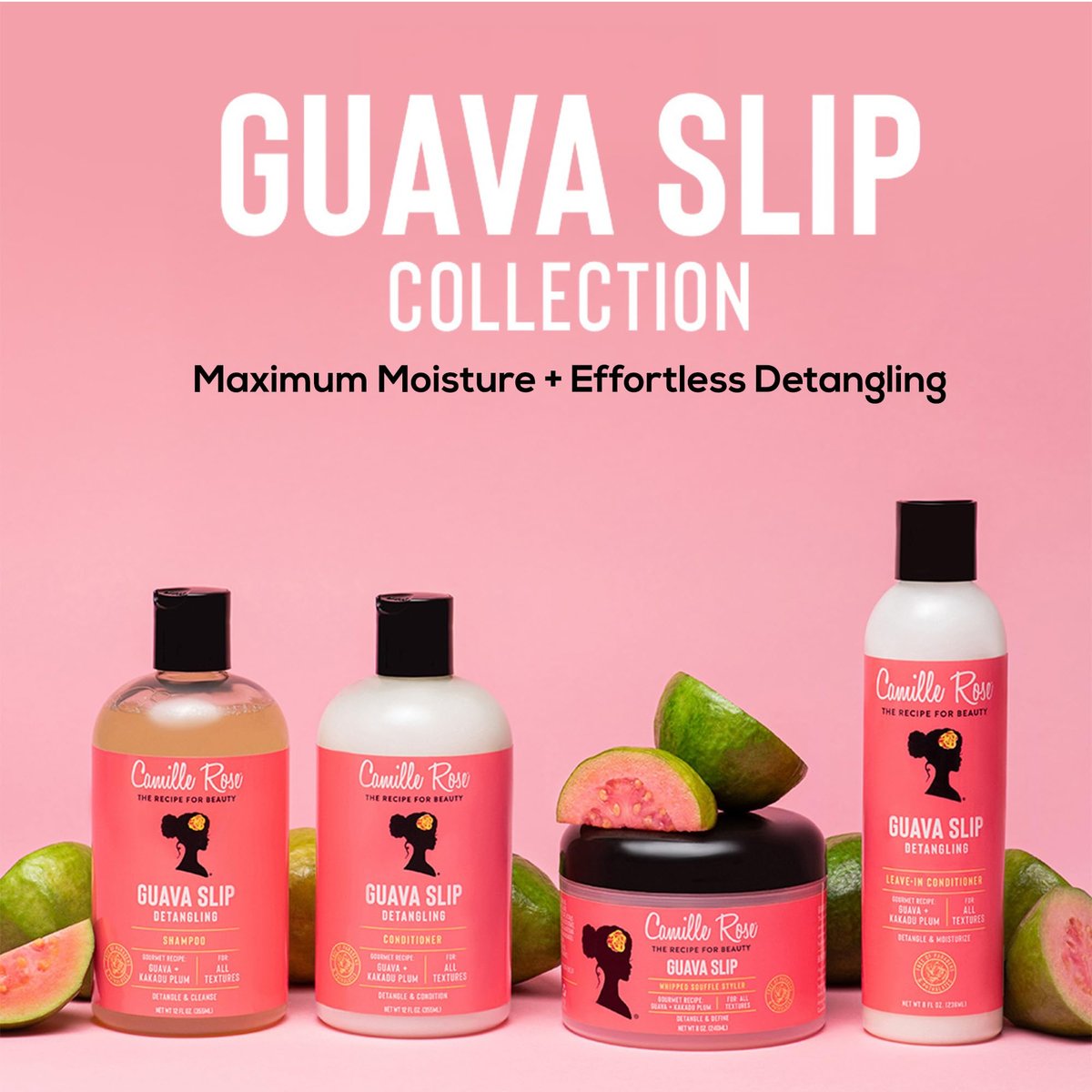 Camille Rose Guava Slip Detangling Conditioner, 12 fl oz - Nourishing, Detangling & Reviving for All Hair Textures - görsel 11