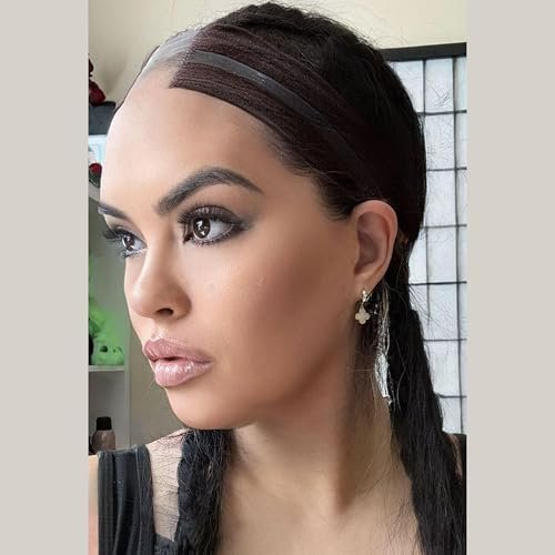 Wig Gripper Band for Lace Front and Glueless Wigs – Fully Adjustable, Non-Slip, Brown (1 Pack) Avelisse