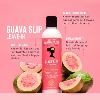 Camille Rose Guava Slip Detangling Leave In Conditioner - 8 fl oz