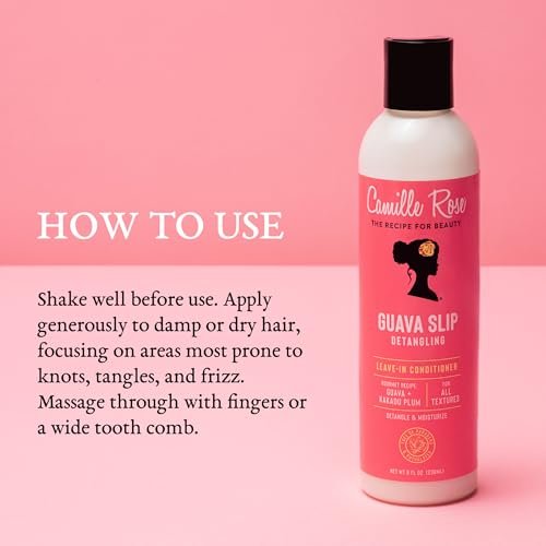Camille Rose Guava Slip Detangling Leave In Conditioner - 8 fl oz - görsel 9