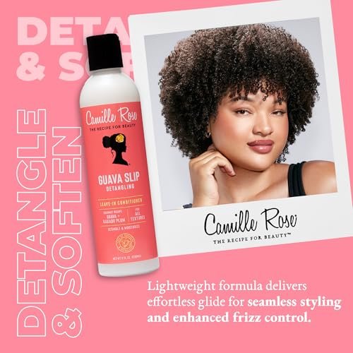 Camille Rose Guava Slip Detangling Leave In Conditioner - 8 fl oz - görsel 3