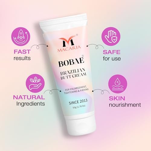 MACARIA Bobae Brazilian Butt Booty Enlargement Cream - Bum Toning & Lifting Gel for Quick Growth, Firming & Shaping - 50g - görsel 8