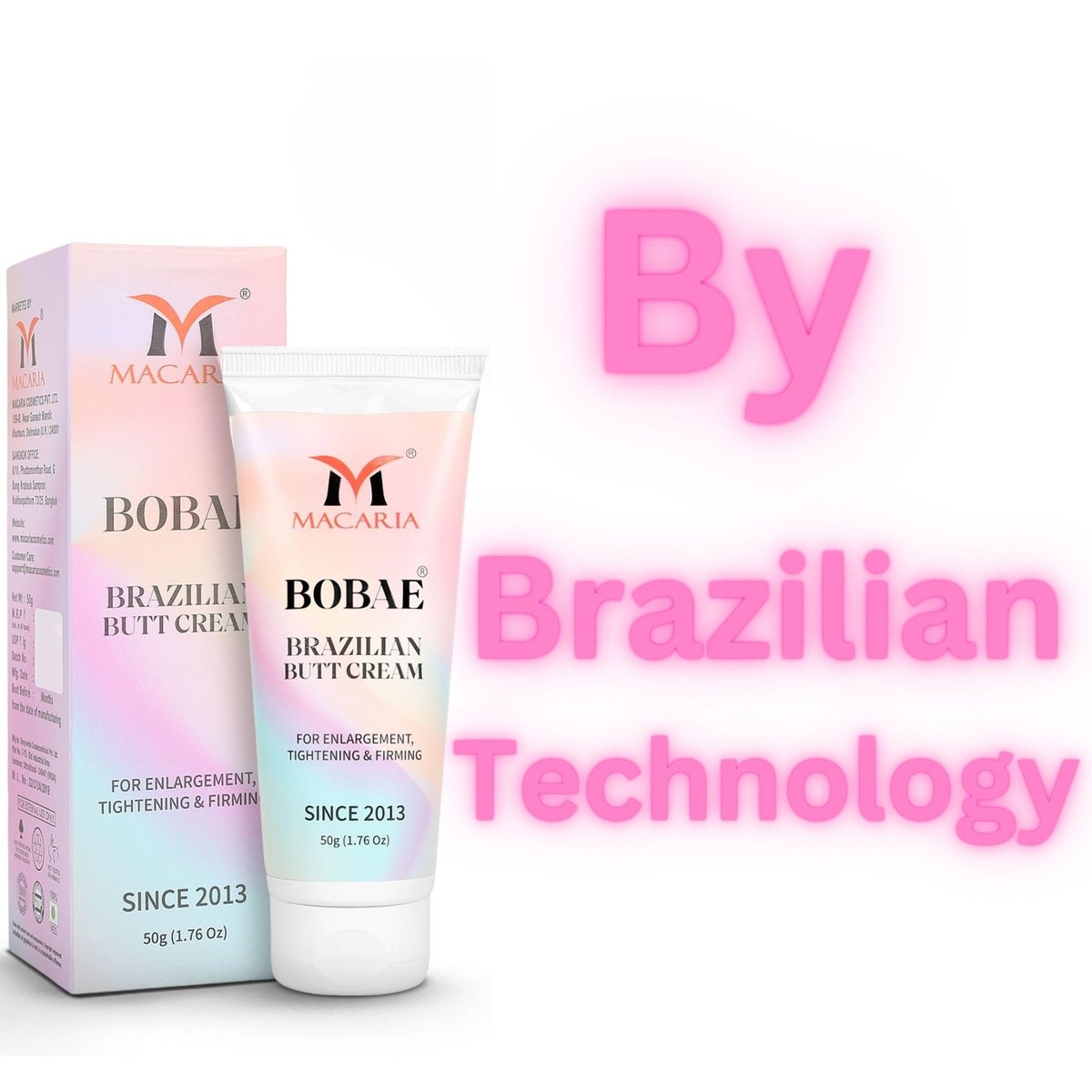 MACARIA Bobae Brazilian Butt Booty Enlargement Cream - Bum Toning & Lifting Gel for Quick Growth, Firming & Shaping - 50g - görsel 3