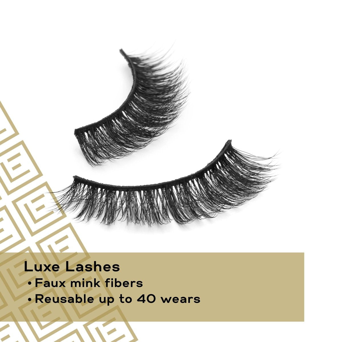 Eylure Luxe Faux Mink Ruby Eyelashes Multipack - 4 Pairs of Black False Lashes Avelisse
