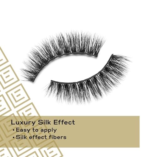 Eylure Luxe Faux Mink Ruby Eyelashes Multipack - 4 Pairs of Black False Lashes Avelisse