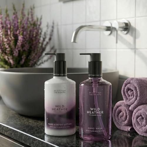 Scottish Fine Soaps Wild Heather Hand Wash Refill – Organic Heather Extract, Paraben-Free, 1.2 Litre Pouch - görsel 5