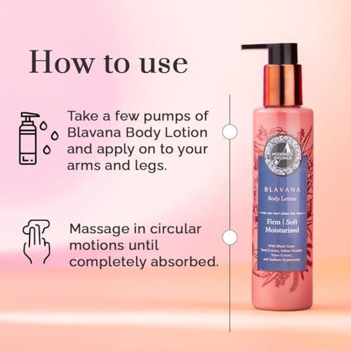 Blavana Body Lotion – Intensely Moisturizes Dry, Crepey Skin on Neck, Arms, Thighs & Legs | Fast-Absorbing, Lightweight | Black Gram + Indian Madder + Sodium Hyaluronate + Glycerin | 6.25 fl. oz Avelisse