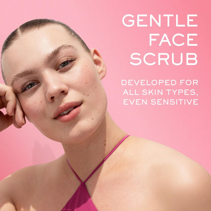 NUXE Very Rose Radiance Face Scrub with Floral Water - Gentle Exfoliating Face Scrub for Soft, Smooth, Hydrated Skin, Suitable for Sensitive Skin, 2.5 Fl Oz Avelisse