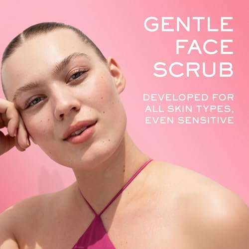 NUXE Very Rose Radiance Face Scrub with Floral Water - Gentle Exfoliating Face Scrub for Soft, Smooth, Hydrated Skin, Suitable for Sensitive Skin, 2.5 Fl Oz Avelisse
