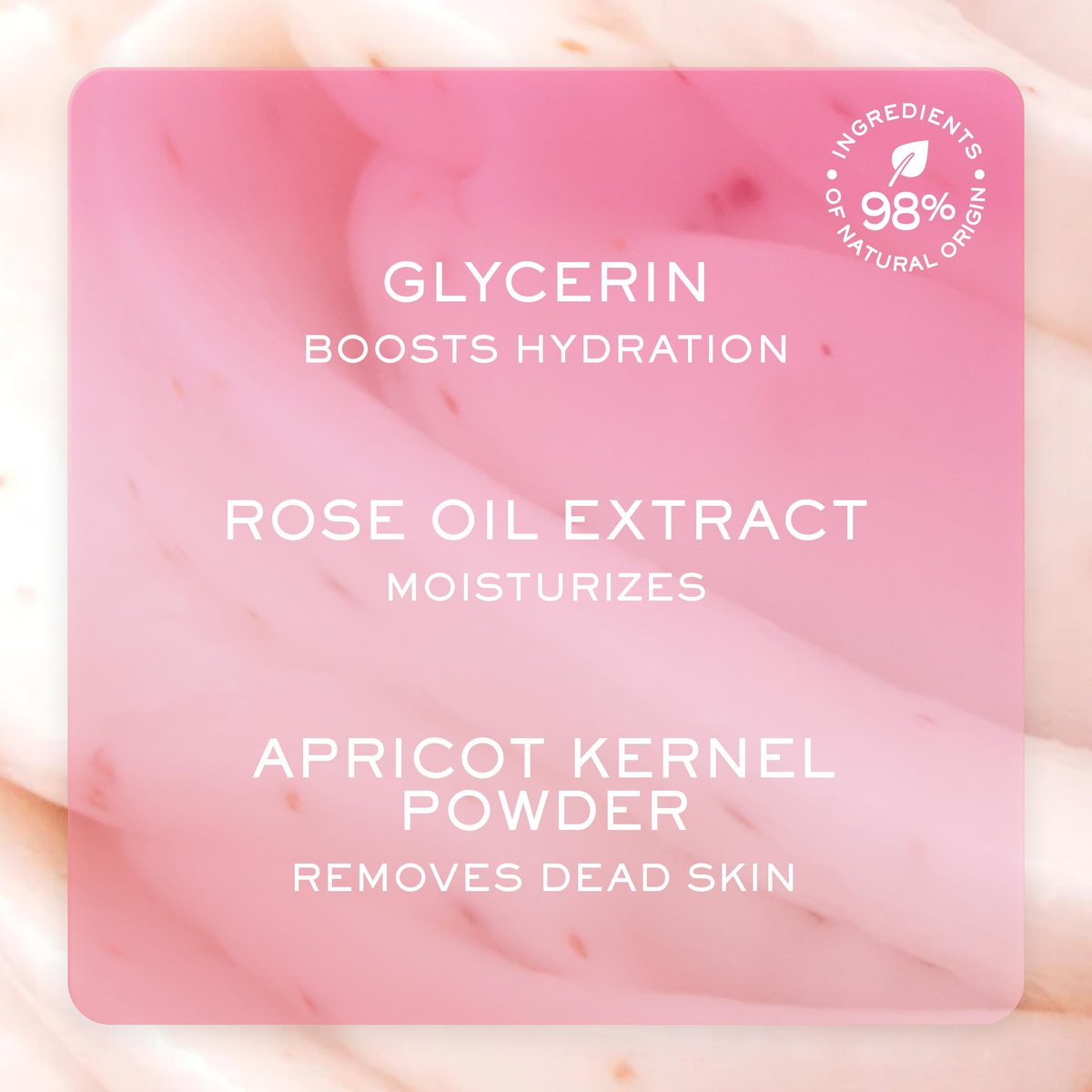 NUXE Very Rose Radiance Face Scrub with Floral Water - Gentle Exfoliating Face Scrub for Soft, Smooth, Hydrated Skin, Suitable for Sensitive Skin, 2.5 Fl Oz Avelisse