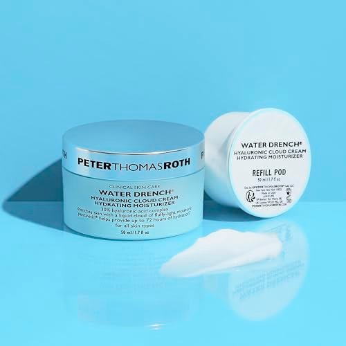Peter Thomas Roth Water Drench Hyaluronic Cloud Cream Hydrating Moisturizer Refill Pod - 1.7 oz Fragrance-Free Face Moisturizer for All Skin Types Avelisse