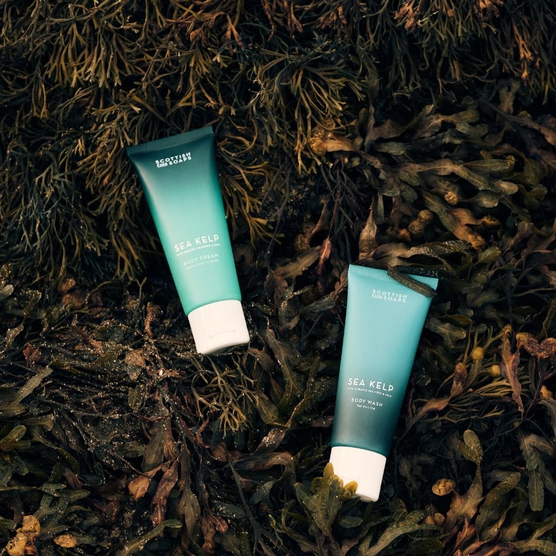 Scottish Fine Soaps Sea Kelp Body Cream with Organic Seaweed, Fresh Marine Fragrance, 75ml - görsel 7