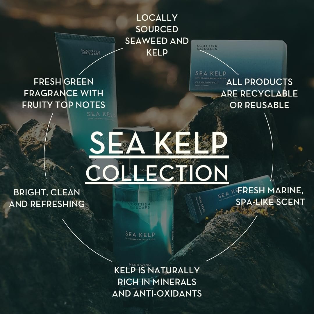 Scottish Fine Soaps Sea Kelp Body Cream with Organic Seaweed, Fresh Marine Fragrance, 75ml - görsel 3