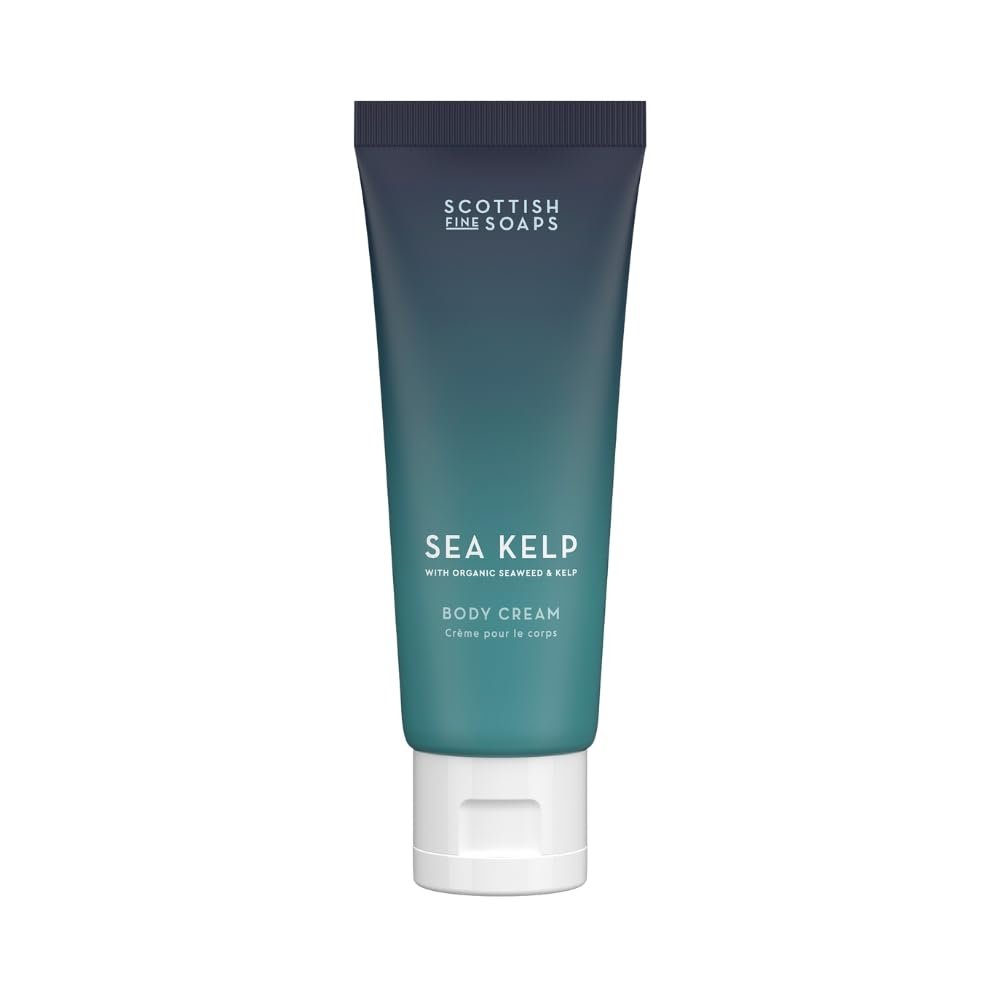 Scottish Fine Soaps Sea Kelp Body Cream with Organic Seaweed, Fresh Marine Fragrance, 75ml - görsel 1