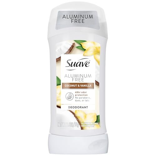 Suave Aluminum-Free Deodorant for Women, Coconut & Vanilla, 2.6 oz - görsel 2