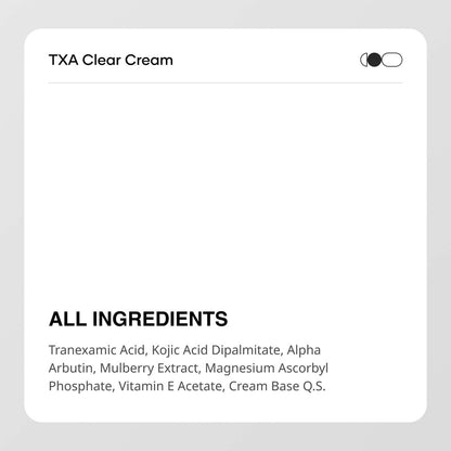 Cureskin Tranexamic Acid 10% Cream - Dark Spot Corrector with Kojic Acid & Alpha Arbutin (15g) Avelisse