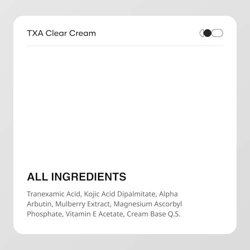 Cureskin Tranexamic Acid 10% Cream - Dark Spot Corrector with Kojic Acid & Alpha Arbutin (15g) Avelisse