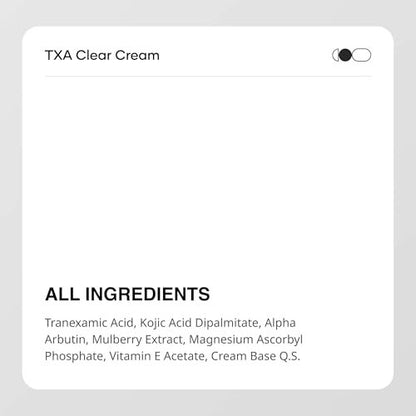 Cureskin Tranexamic Acid 10% Cream - Dark Spot Corrector with Kojic Acid & Alpha Arbutin (15g) Avelisse