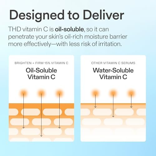 Skinfix Brighten + Firm 15% Vitamin C Serum for Face - Fades Dark Spots & Fine Lines - Safe for Sensitive & Aging Skin Avelisse