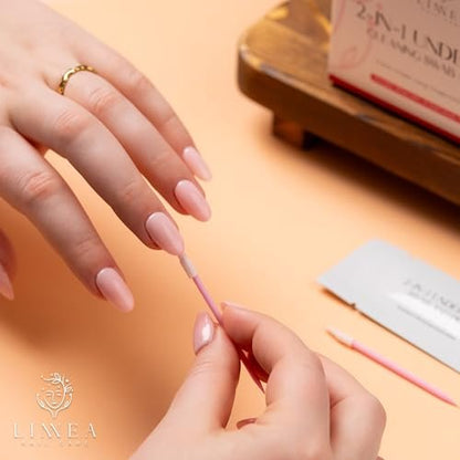 LINNEA Under Nail Cleaning Swab & Picks, 2-in-1 Disposable Nail Cleaner, 60 Individually Wrapped, Pre-Soaked in 70% Isopropyl Alcohol, Fingernail Cleaning Tool for Hygiene & Nail Care Avelisse
