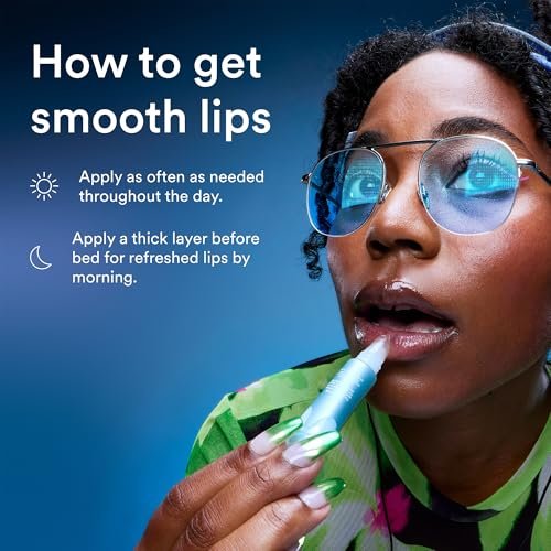Experiment Softwear Smoothing Lip Treatment Balm - 24hr Hydration with Squalane, Glycerin, & Pomegranate Sterols - Intensive Moisture & Repair for Extra Dry, Flaky Lips - Vegan Lip Balm, .34 FL OZ - görsel 12