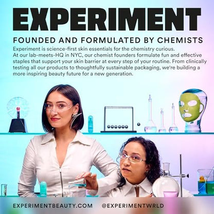 Experiment Plasma Wash Moisture Depositing Gel Cream Cleanser - Hydrating, Barrier Restoring, Non-Stripping Face Wash with Glycerin & Jojoba Oil, 5.0 FL OZ - Gentle Facial Cleanser for All Skin Types Avelisse