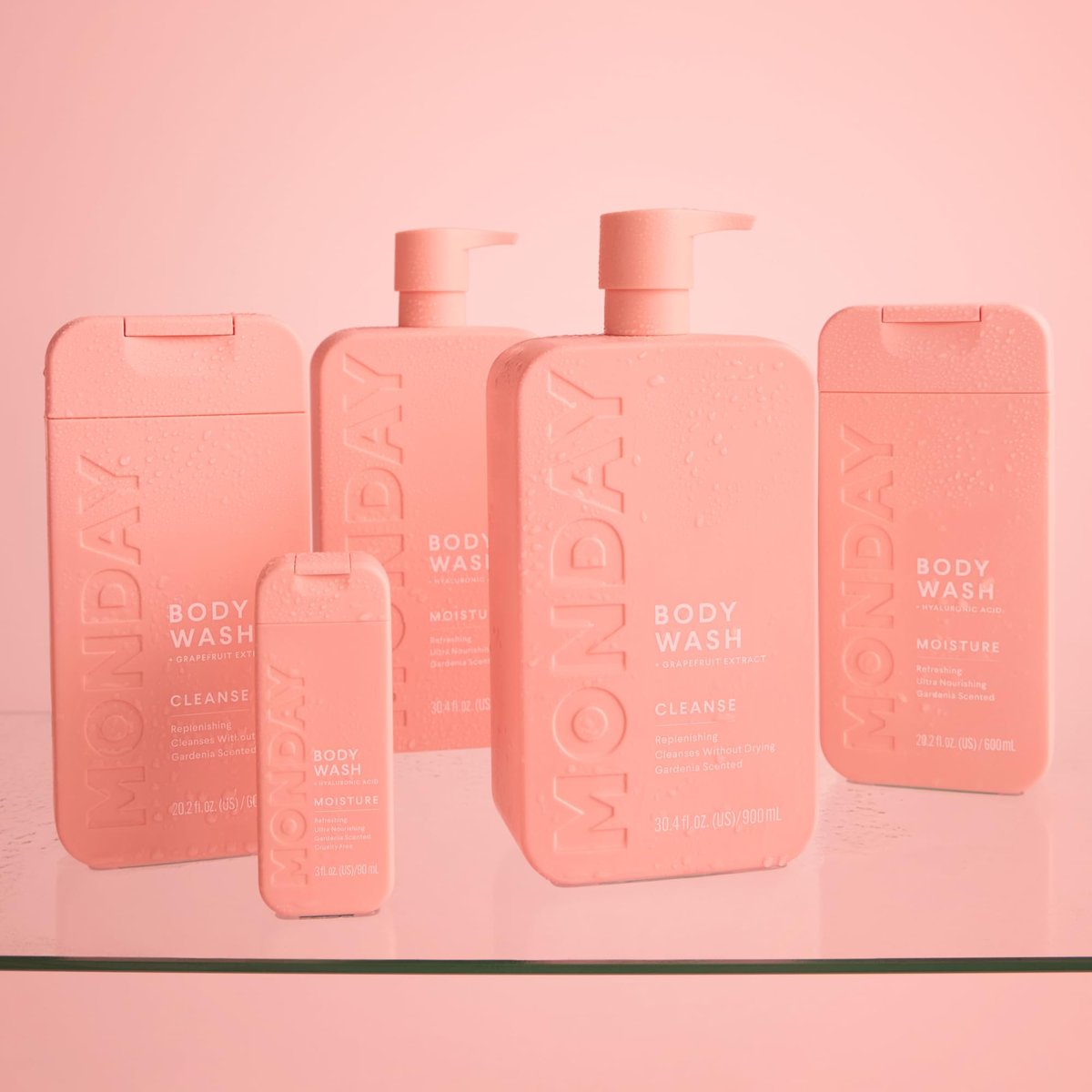 MONDAY HAIRCARE CLEANSE Body Wash with Grapefruit Extract, Hyaluronic Acid, Shea Butter, Coconut Oil for Normal to Oily/Combination Skin - 30.4 Fl Oz - görsel 5