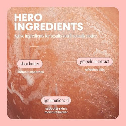 MONDAY HAIRCARE CLEANSE Body Wash with Grapefruit Extract, Hyaluronic Acid, Shea Butter, Coconut Oil for Normal to Oily/Combination Skin - 30.4 Fl Oz