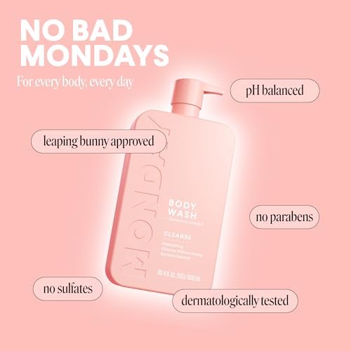 MONDAY HAIRCARE CLEANSE Body Wash with Grapefruit Extract, Hyaluronic Acid, Shea Butter, Coconut Oil for Normal to Oily/Combination Skin - 30.4 Fl Oz - görsel 12