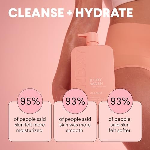 MONDAY HAIRCARE CLEANSE Body Wash with Grapefruit Extract, Hyaluronic Acid, Shea Butter, Coconut Oil for Normal to Oily/Combination Skin - 30.4 Fl Oz - görsel 14