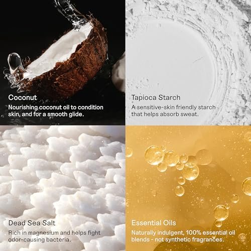 Each & Every Aluminum Free Deodorant for Women & Men – Natural Fragrance All Day Odor Protection, EWG Verified, Baking Soda Free, Sensitive Skin, 4 Pack (0.8 oz each) Avelisse