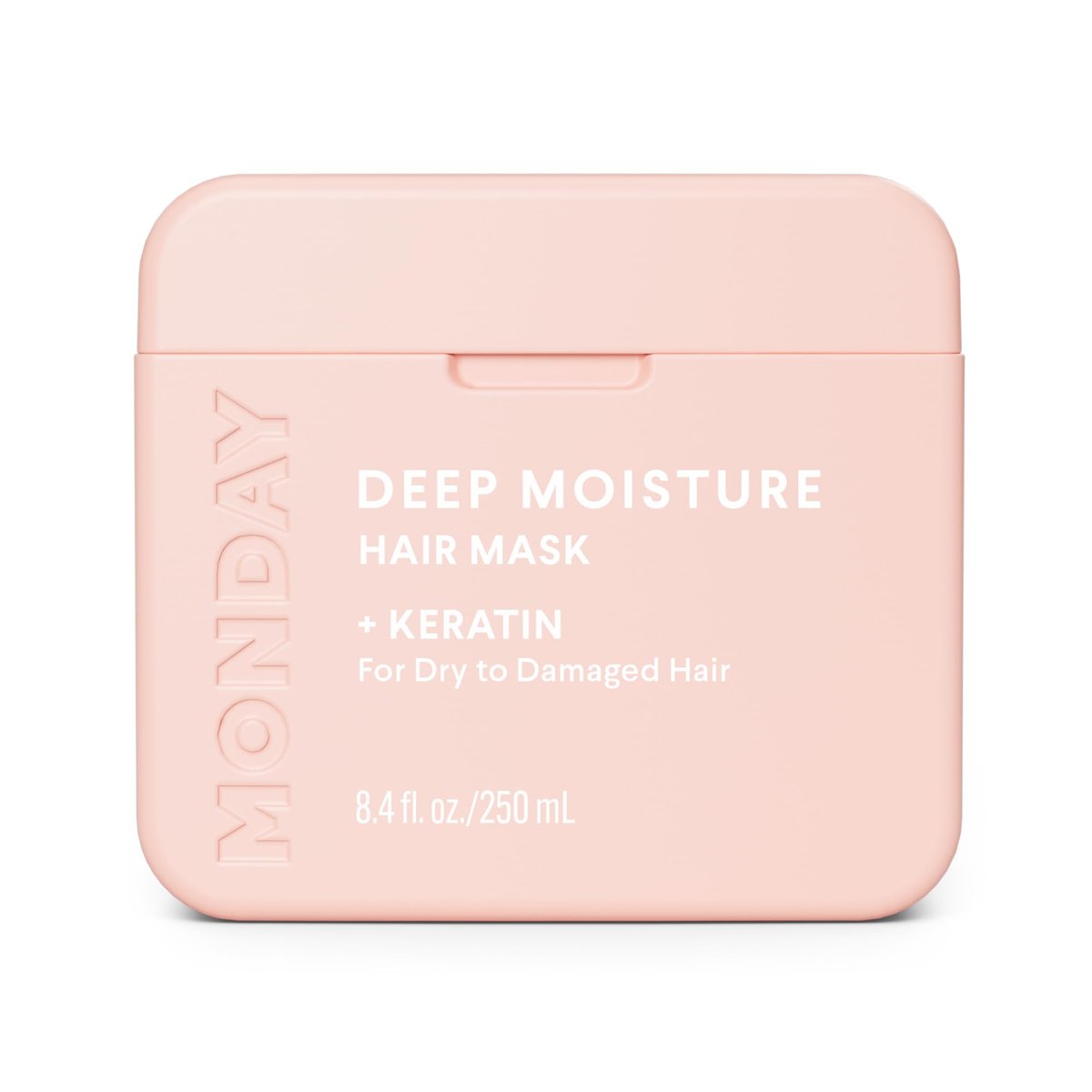 MONDAY HAIRCARE Deep Moisture Hair Mask with Keratin, Argan Oil, Shea Butter & Coconut Oil for Dry to Damaged Hair – 250 mL - görsel 1