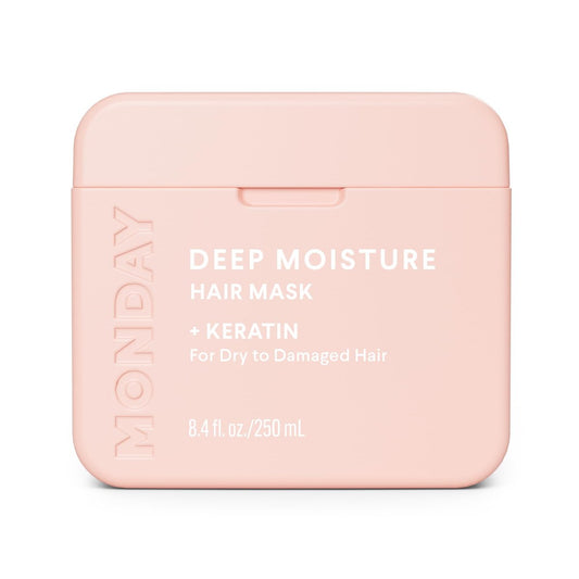 MONDAY HAIRCARE Deep Moisture Hair Mask with Keratin, Argan Oil, Shea Butter & Coconut Oil for Dry to Damaged Hair – 250 mL
