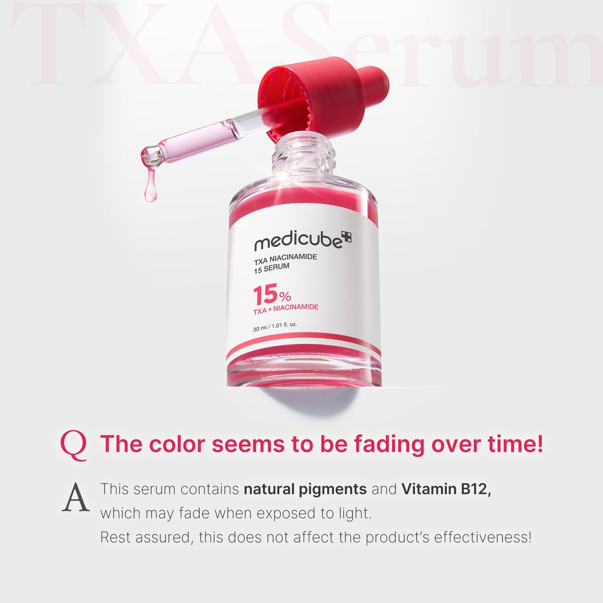 Medicube TXA+Niacinamide 15% Glow Facial Serum for After Spot Care | All-in-One Daily Korean Skincare | Uneven Skin Tone, Texture, and Hydration Care | High-Potency Tranexamic Acid 5% | 1.01 fl.oz Avelisse