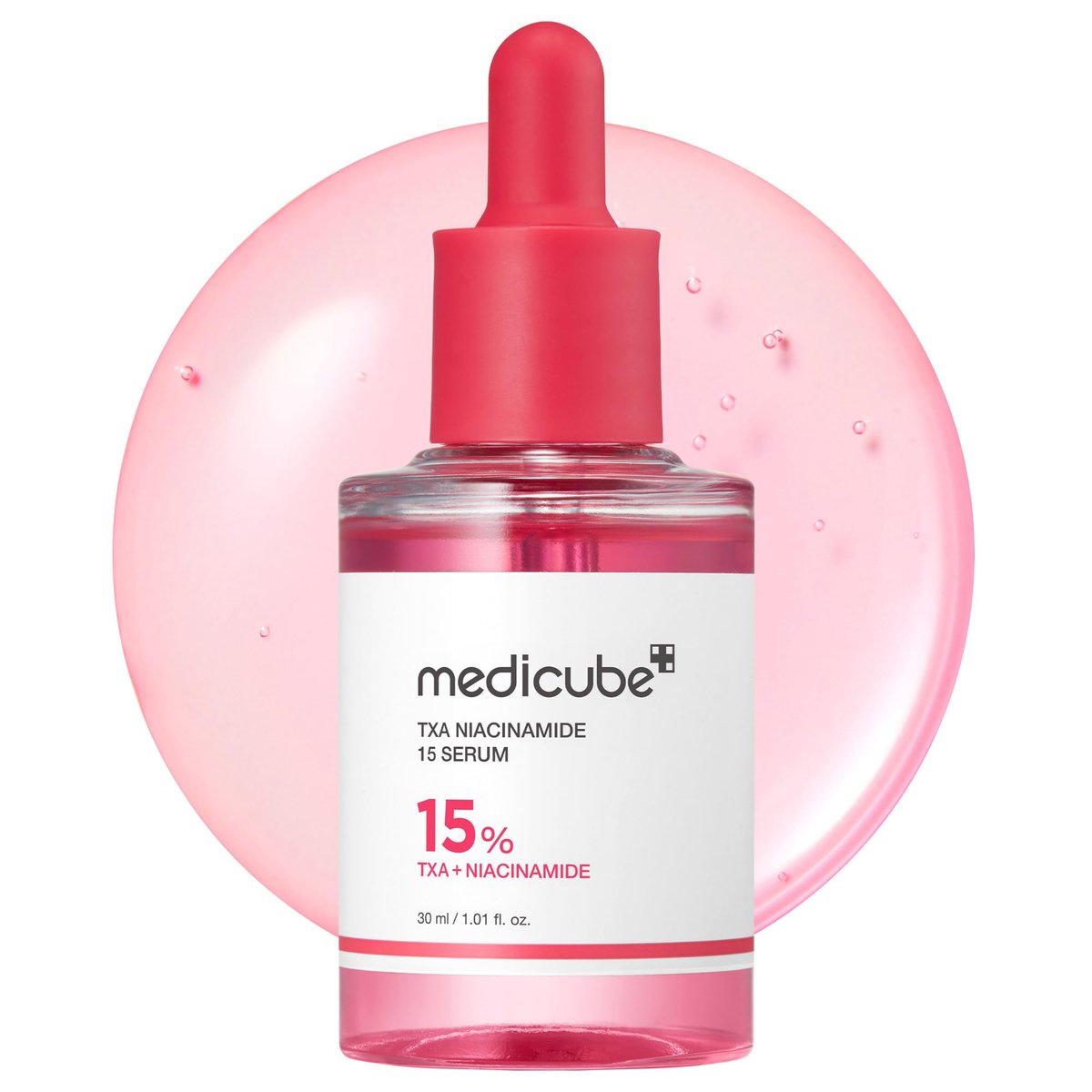 Medicube TXA+Niacinamide 15% Glow Facial Serum for After Spot Care | All-in-One Daily Korean Skincare | Uneven Skin Tone, Texture, and Hydration Care | High-Potency Tranexamic Acid 5% | 1.01 fl.oz Avelisse