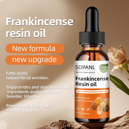 Organic Frankincense Resin Oil for Face - Reduces Fine Lines & Wrinkles, Soothes Irritated Skin, Deep Hydration for All Skin Types, Daily Skincare, 2 Fl Oz Avelisse