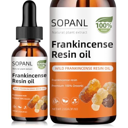 Organic Frankincense Resin Oil for Face - Reduces Fine Lines & Wrinkles, Soothes Irritated Skin, Deep Hydration for All Skin Types, Daily Skincare, 2 Fl Oz Avelisse