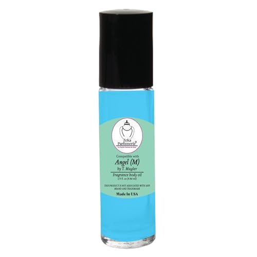 ZEKA PARFUMERIE Angel for Men Inspired Fragrance Body Oil – Travel Size Roll-On (0.33 fl oz) - görsel 2