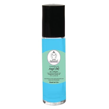 ZEKA PARFUMERIE Angel for Men Inspired Fragrance Body Oil – Travel Size Roll-On (0.33 fl oz)