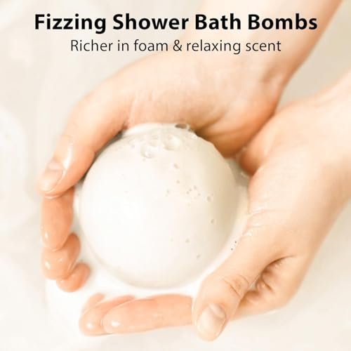 Magnesium Bath Bombs for Post Workout Recovery – Sore Muscle Relief with Epsom Salt, Vanilla, Shea Butter & Coconut – Perfect Stocking Stuffers Gift Avelisse
