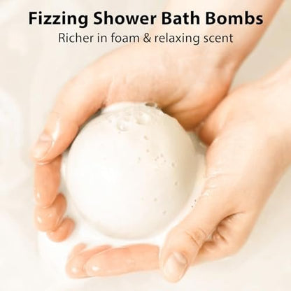 Magnesium Bath Bombs for Post Workout Recovery – Sore Muscle Relief with Epsom Salt, Vanilla, Shea Butter & Coconut – Perfect Stocking Stuffers Gift Avelisse